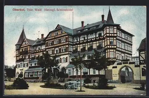 AK Oberhof / Thür. Wald, Herzogl. Schlosshotel