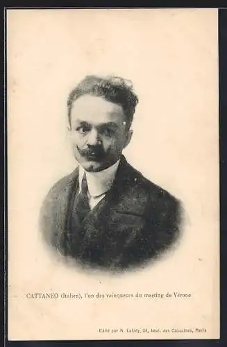 AK Pilot Cattaneo, l`un des vainquers du meeting de Vérone