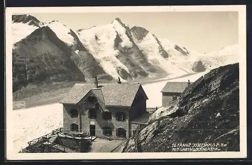 AK Franz Josefshaus mit Grossglockner