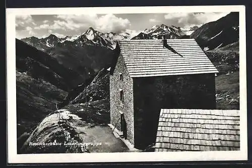 AK Rostockerhütte im Maurertal, Ansicht mit Laserlinggruppe