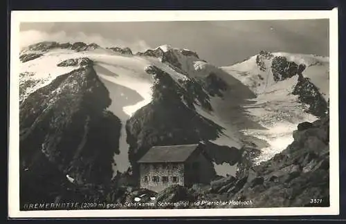 AK Bremerhütte, Gebirgsidyll im Winter