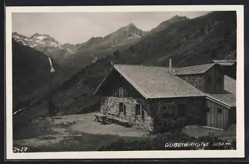 AK Gubenerhütte, Blick zu Bergspitzen