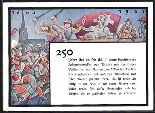 AK Wien, 250 Jahre seit Ende des Türkensturms, 1683 - 1933