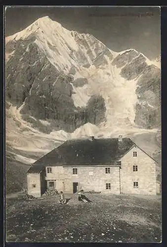 AK Schaubachhütte, Ansicht vor der Königsspitze