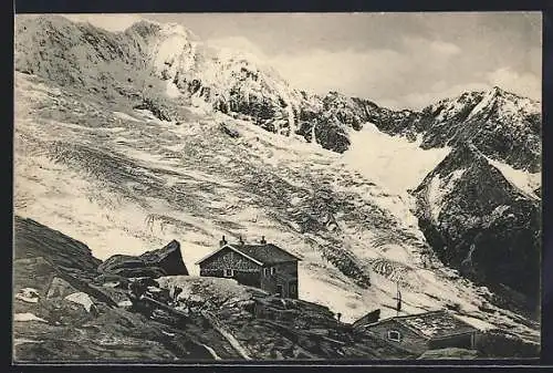 AK Warnsdorfer Hütte, Berghütte am Grossvenediger