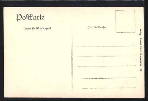 AK Braunschweig, Partie in der Kaiser Wilhelmstrasse