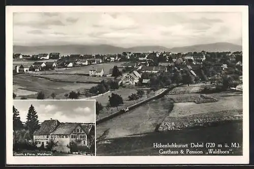 AK Dobel / Enz, Gasthof und Pension z. Waldhorn