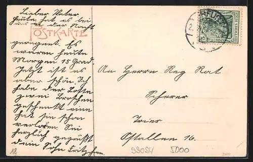 AK Hochheim /Erfurt, Kurhaus Hochheim, Bes. Friedrich Bertram