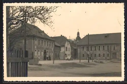 Foto-AK Erfurt-Hochheim, Gasthaus in der Marktstrasse, ca. 1950