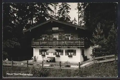 AK Ramsau / Berchtesgaden, Pension Haus Hochkalterblick mit Terrasse