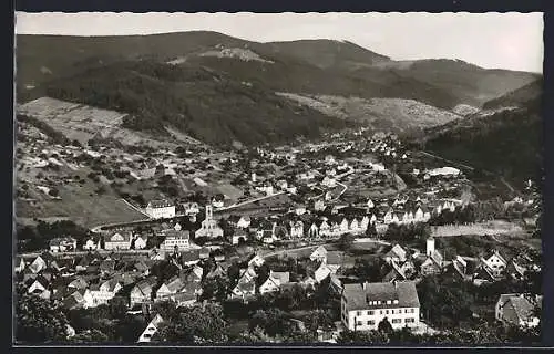 AK Weisenbach im Murgtal, Teilansicht mit Kirche