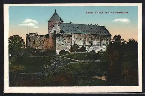 AK Waldeck / Hessen, Schloss Waldeck an der Edertalsperre