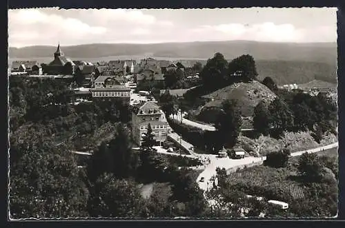 AK Waldeck / Hessen, Ortsansicht, Blick vom Schloss