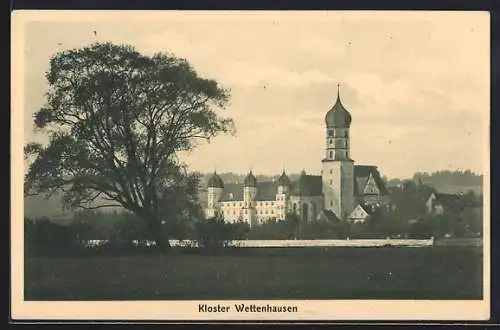 AK Wettenhausen, Fernblick auf das Kloster