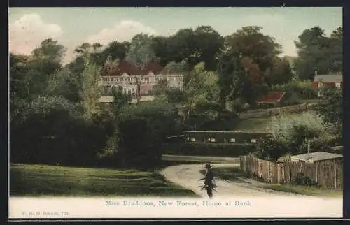 AK Lyndhurst, Bank /New Forest, Home of Mary Elizabeth Braddon