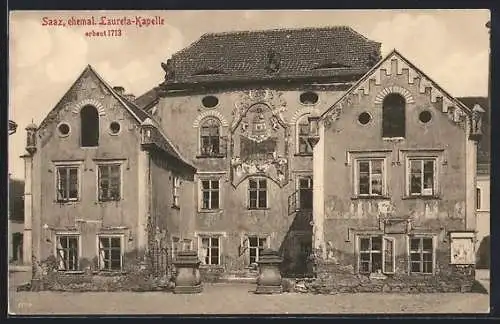 AK Laun / Louny, Saaz, ehemalige Laureta-Kapelle erbaut 1713