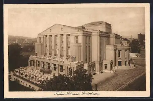 AK Teplitz Schönau / Teplice, Stadttheater