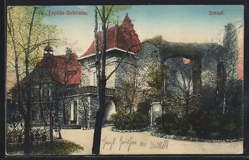 AK Teplitz-Schönau, Schloss