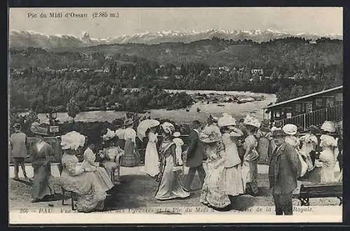 AK Pic du Midi d`Ossau, Ausblick von der oberen Bergbahn-Station