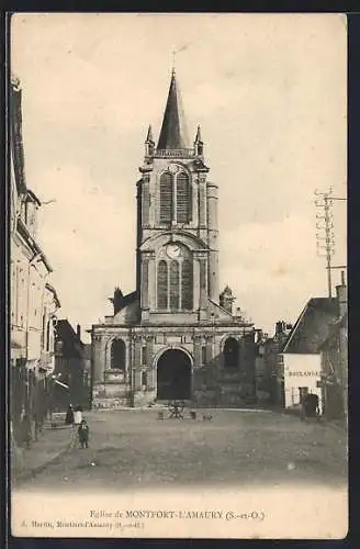 AK Montfort-l`Amaury, Église de Montfort-l`Amaury