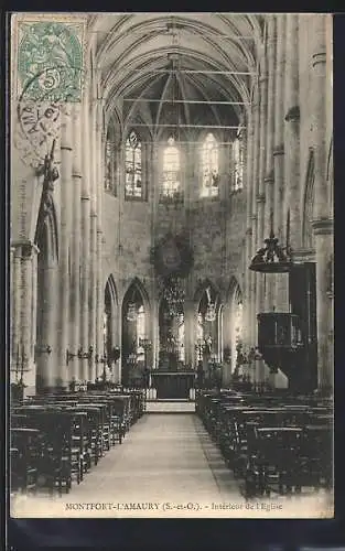 AK Montfort-l`Amaury, Intérieur de l`Église