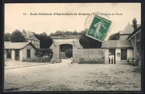 AK Grignon, École Nationale d`Agriculture, Porte principale de l`École