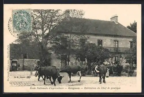 AK Grignon, Habitation du Chef de pratique à l`École Nationale d`Agriculture