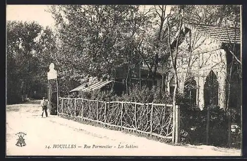 AK Houilles, Rue Parmentier, Les Sablons