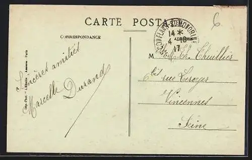AK Andrésy-Conflans-Fin-D`Oise, Le Pont Eiffel et la rivière environnante