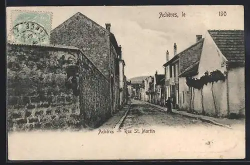 AK Achères, Rue St. Martin