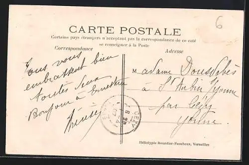 AK Andrésy, Panorama pris de l`Île avec rameur sur la rivière