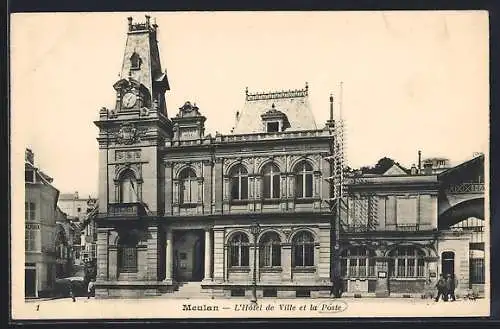 AK Meulan, L`Hotel de Ville et la Poste