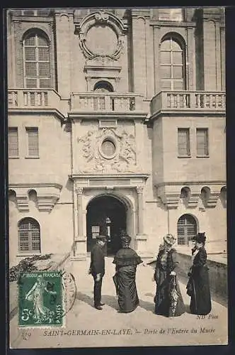 AK Saint-Germain-en-Laye, Porte de l`Entrée du Musée