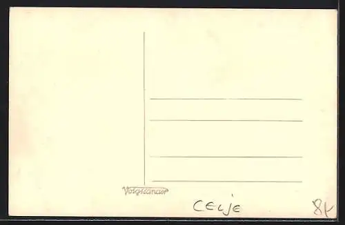 AK Celje / Cilli, Gesamtansicht aus der Vogelschau