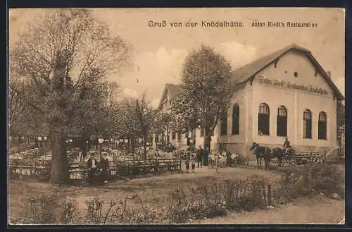 AK Wien, Knödelhütte, Anton Riedl`s Restauration