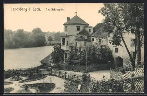 AK Landsberg a. Lech, Am Schiesstür`l