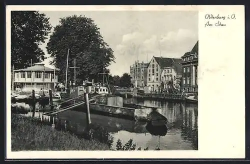 AK Oldenburg / O., Partie am Stau