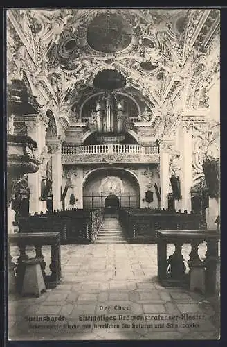 AK Speinshardt, ehemaliges Prämonstratenser-Kloster, Inneres der Kirche