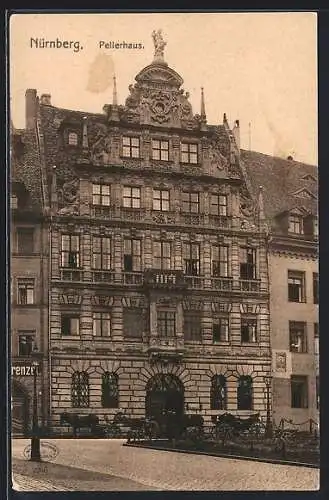 AK Nürnberg, Blick auf das Pellerhaus