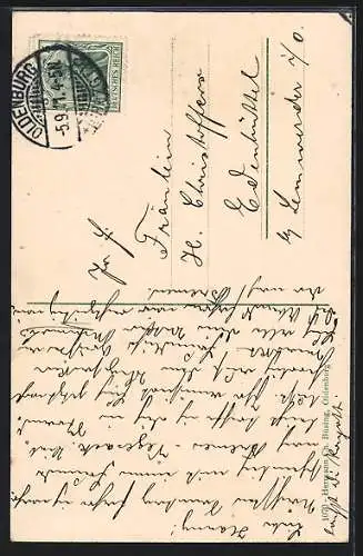 AK Oldenburg / O., Partie am Stau