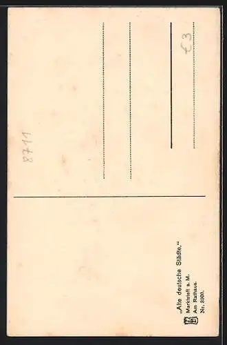 AK Marktsteft a. M., Am Rathaus