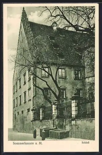 AK Sommerhausen a. M., Schloss