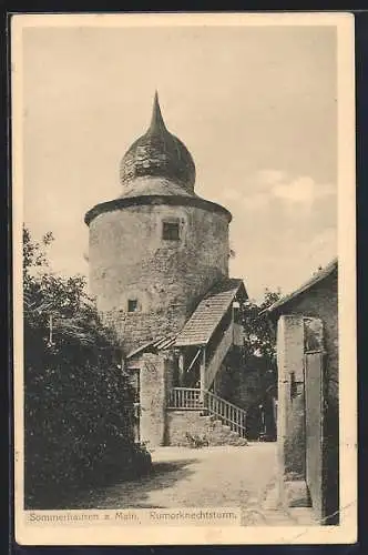 AK Sommerhausen a. Main, Aussenansicht Rumorknechtsturm
