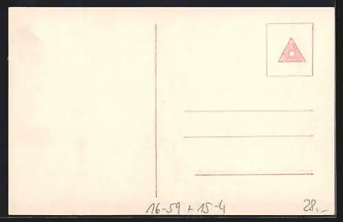 Foto-AK Sanke Nr. 192: Berlin-Johannisthal, A. Baierlein mit Oblt. v. Linsingen auf Otto-Eindecker