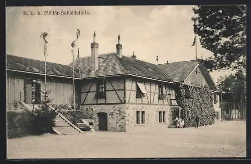 AK Theresienstadt / Terezin, K. u. k. Militär-Schiessstätte