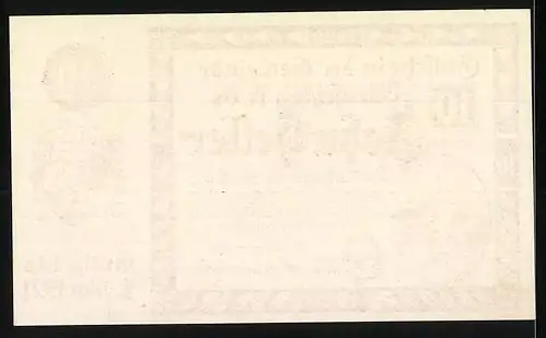 Notgeld Ottenschlag 1920, 10 Heller, Stadttor-Motiv, Wappen, gültig bis Mai 1921