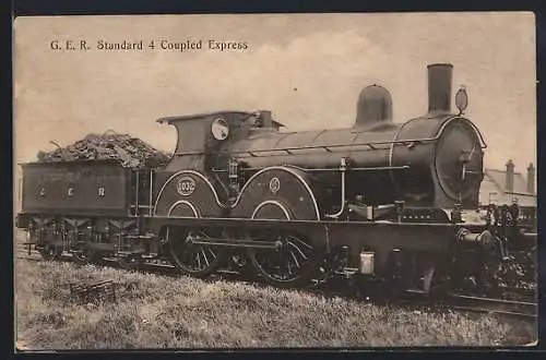 AK G.E.R. Standard 4 Coupled Express, englische Eisenbahn