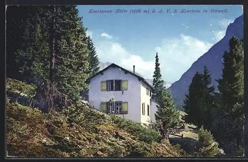 AK Konstanzer Hütte /Ferwall, Hütte d. A. V. S. Konstanz