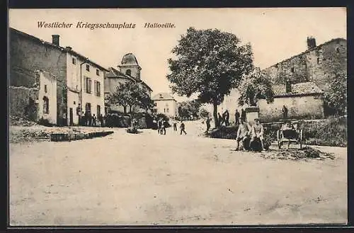 AK Halloville, Westlicher Kriegsschauplatz