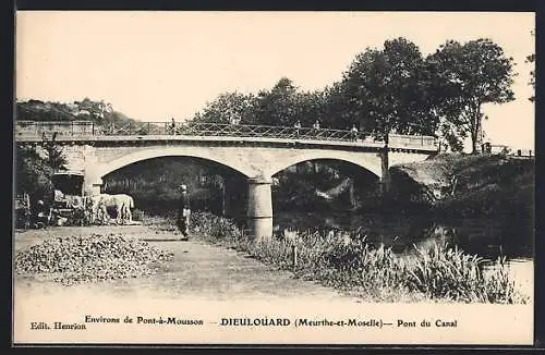 AK Dieulouard, Environs de Pont-à-Mousson, Pont du Canal